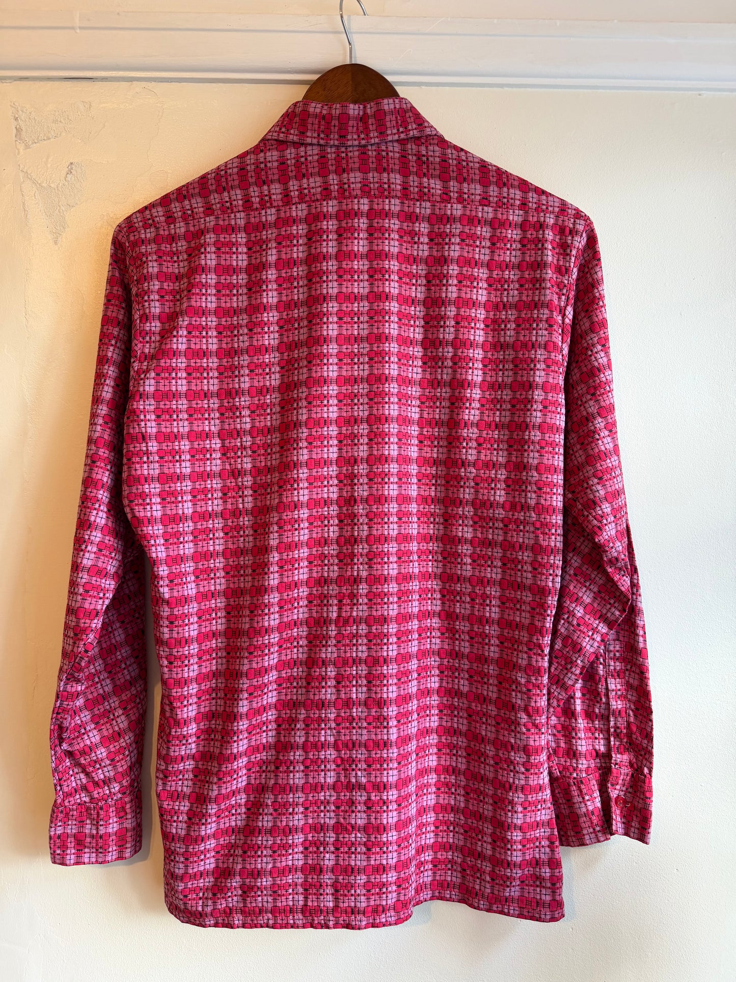 Vintage 1960s Geometric Woven Shirt