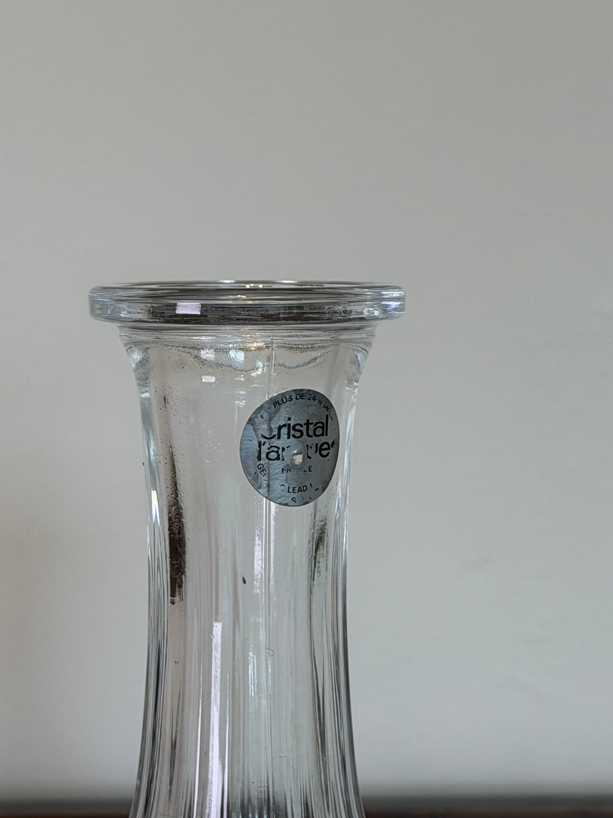 Vintage Cristal d’Arques Crystal Decanter