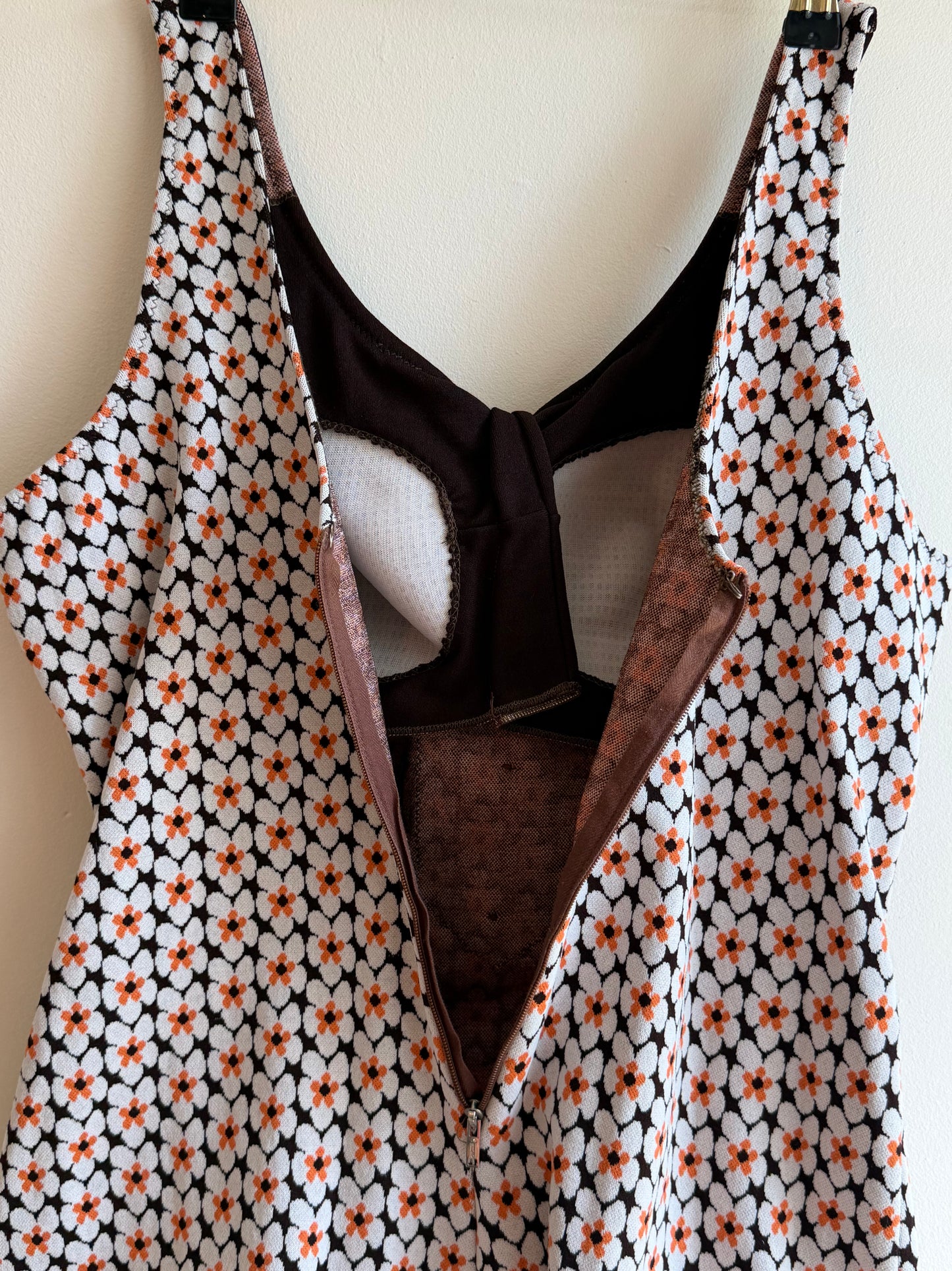 Vintage 1970s Floral Swim Suit