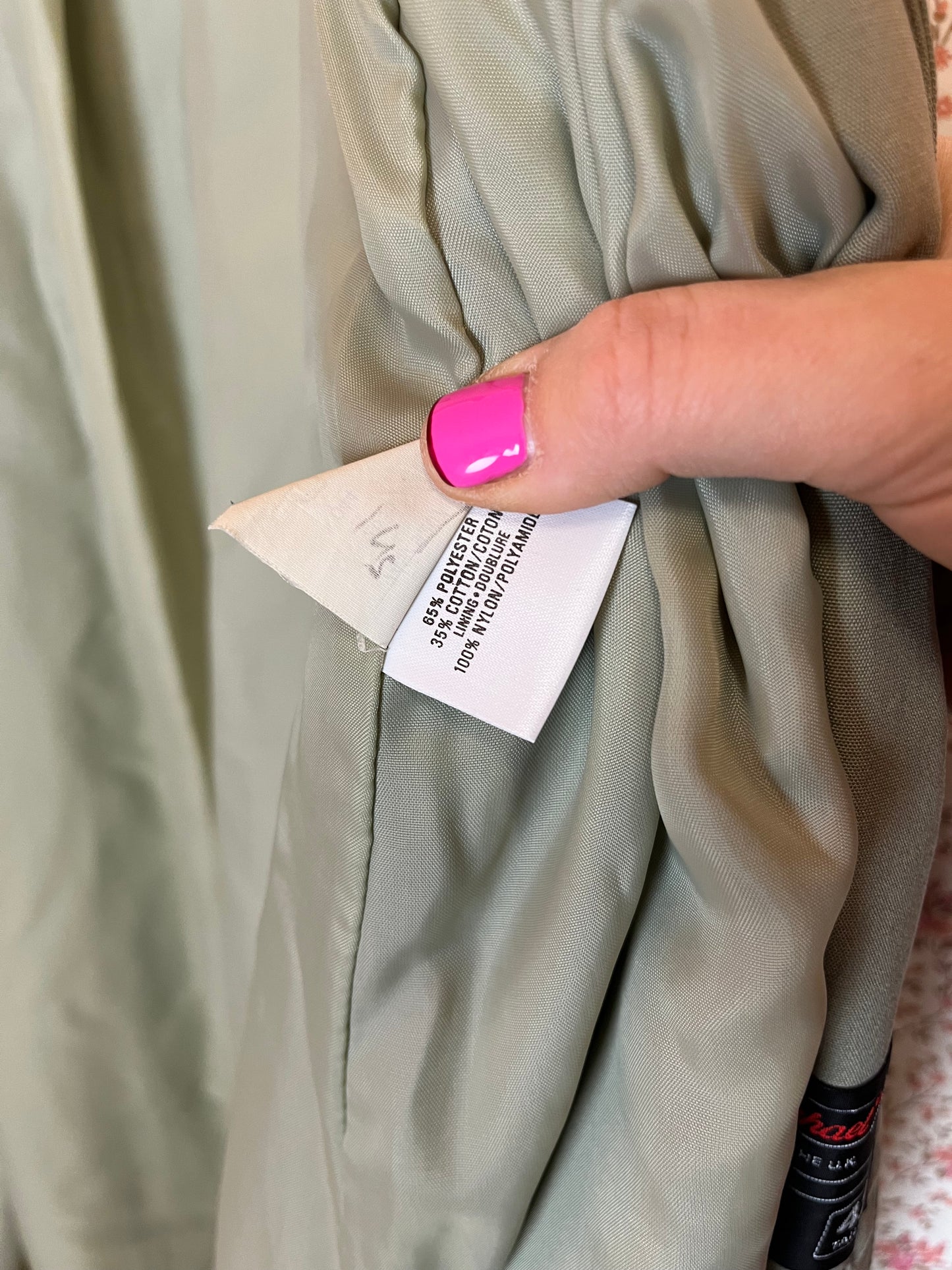 Vintage 1970s Babydoll Trench Coat