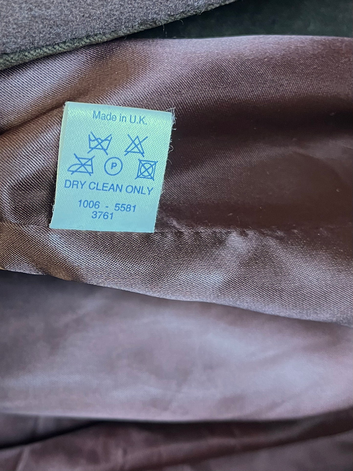 Vintage 1980s Nuage Brown Cashmere Wool Blend Over Coat