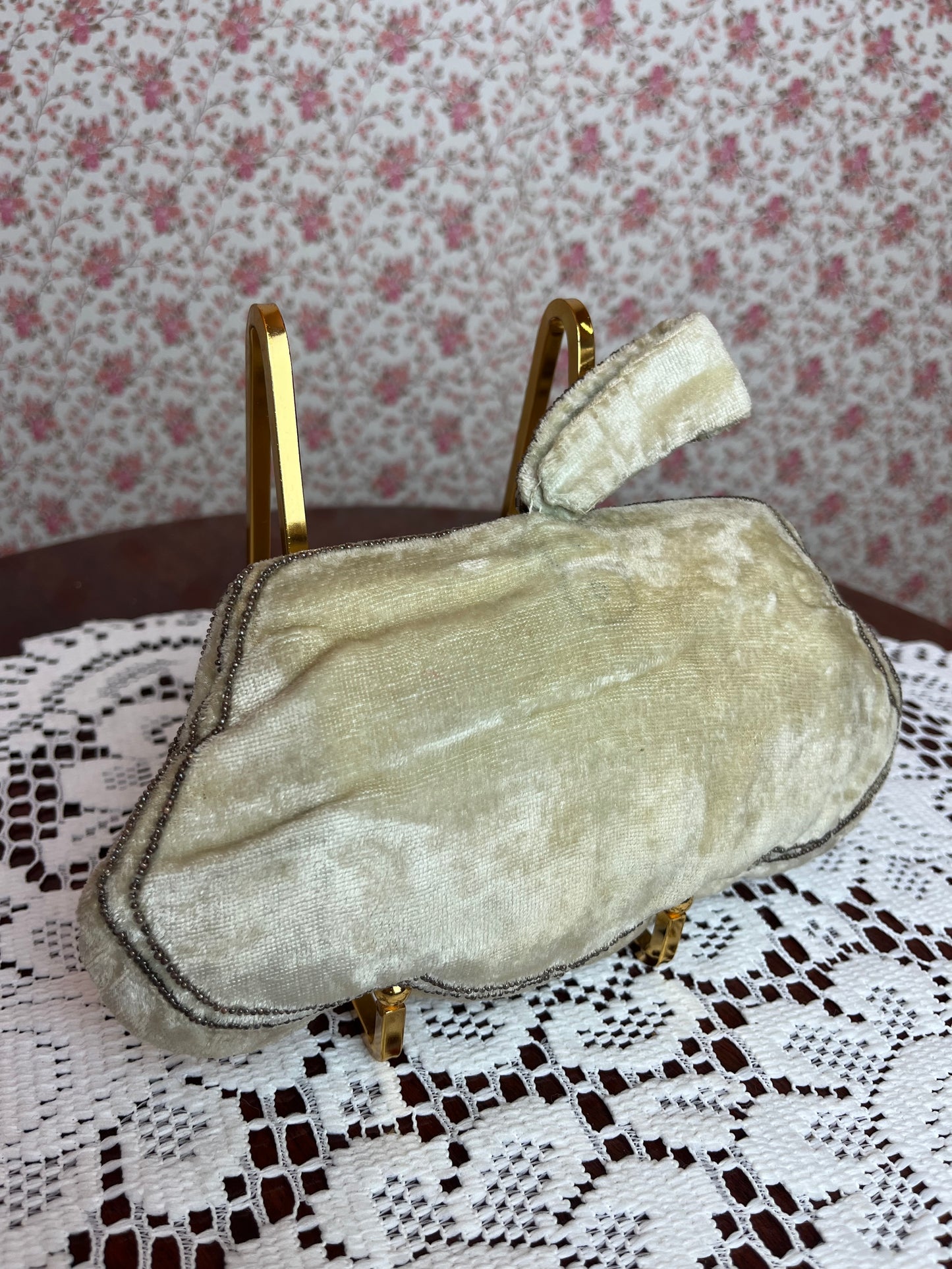 Vintage 1920s Silk Velvet Purse