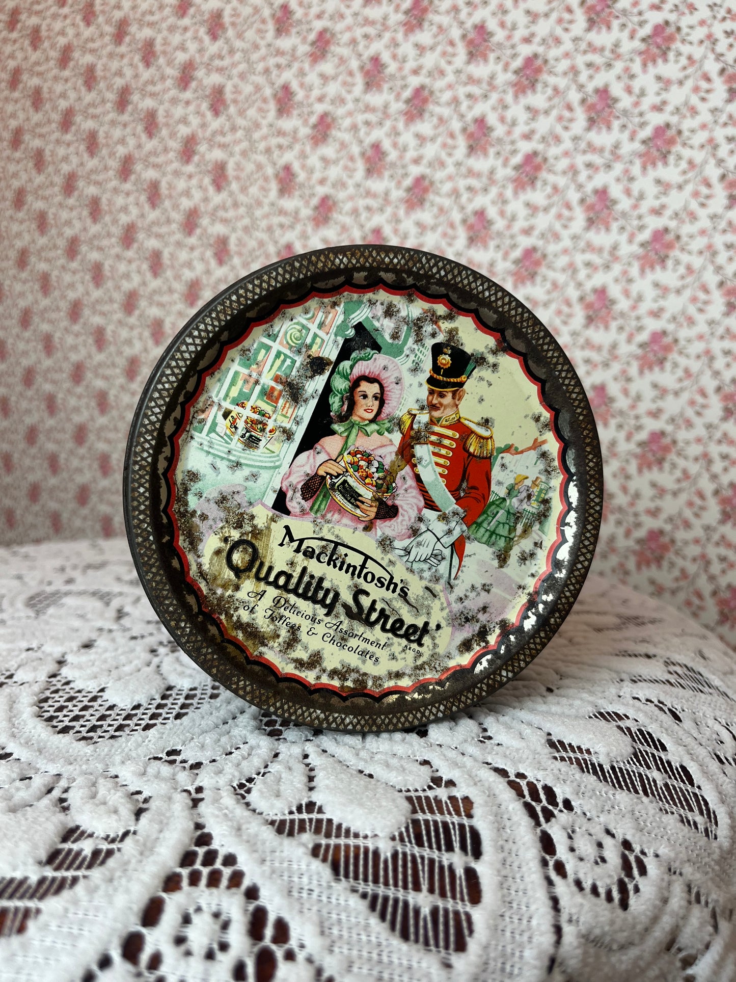 Vintage 1960s Quality Street Assortment Tin