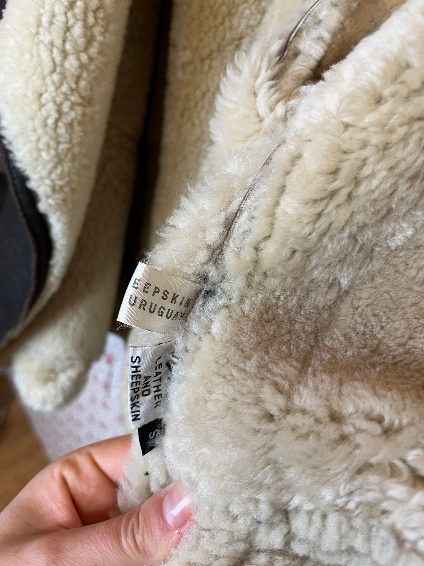 Vintage 1970s Shearling Flying Jacket