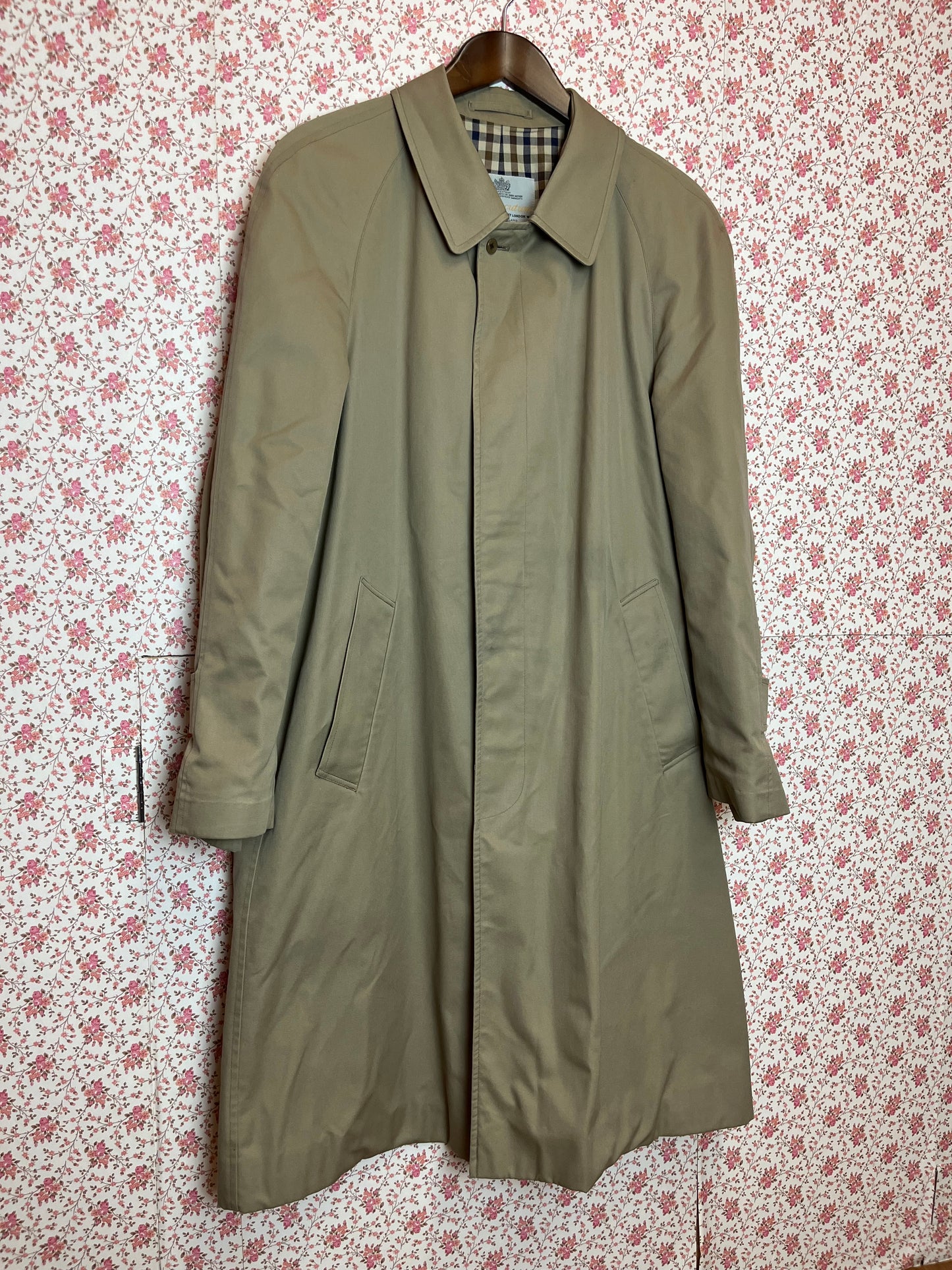 Vintage Aquascutum Aqua 5 Beige Rainproof Mac
