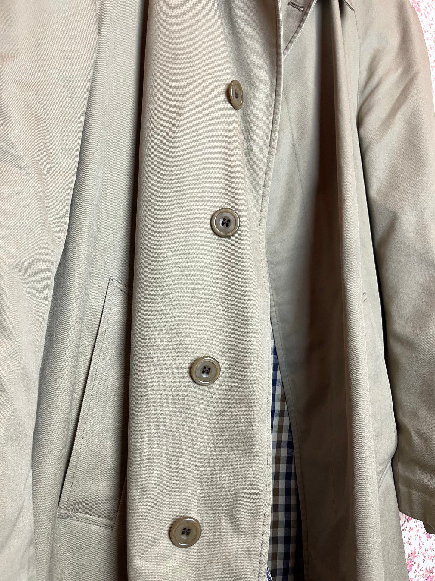 Vintage Aquascutum Aqua 5 Beige Rainproof Mac