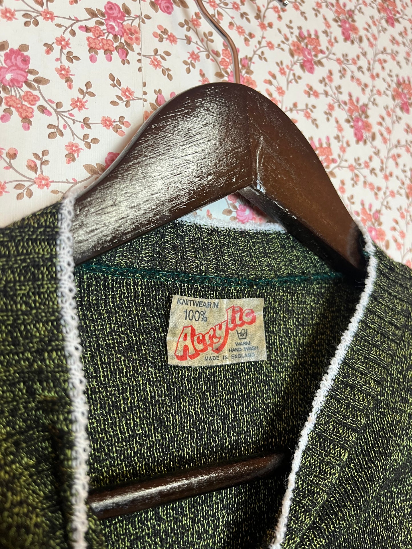 Vintage 1960s Fine Knit Cropped Jumper