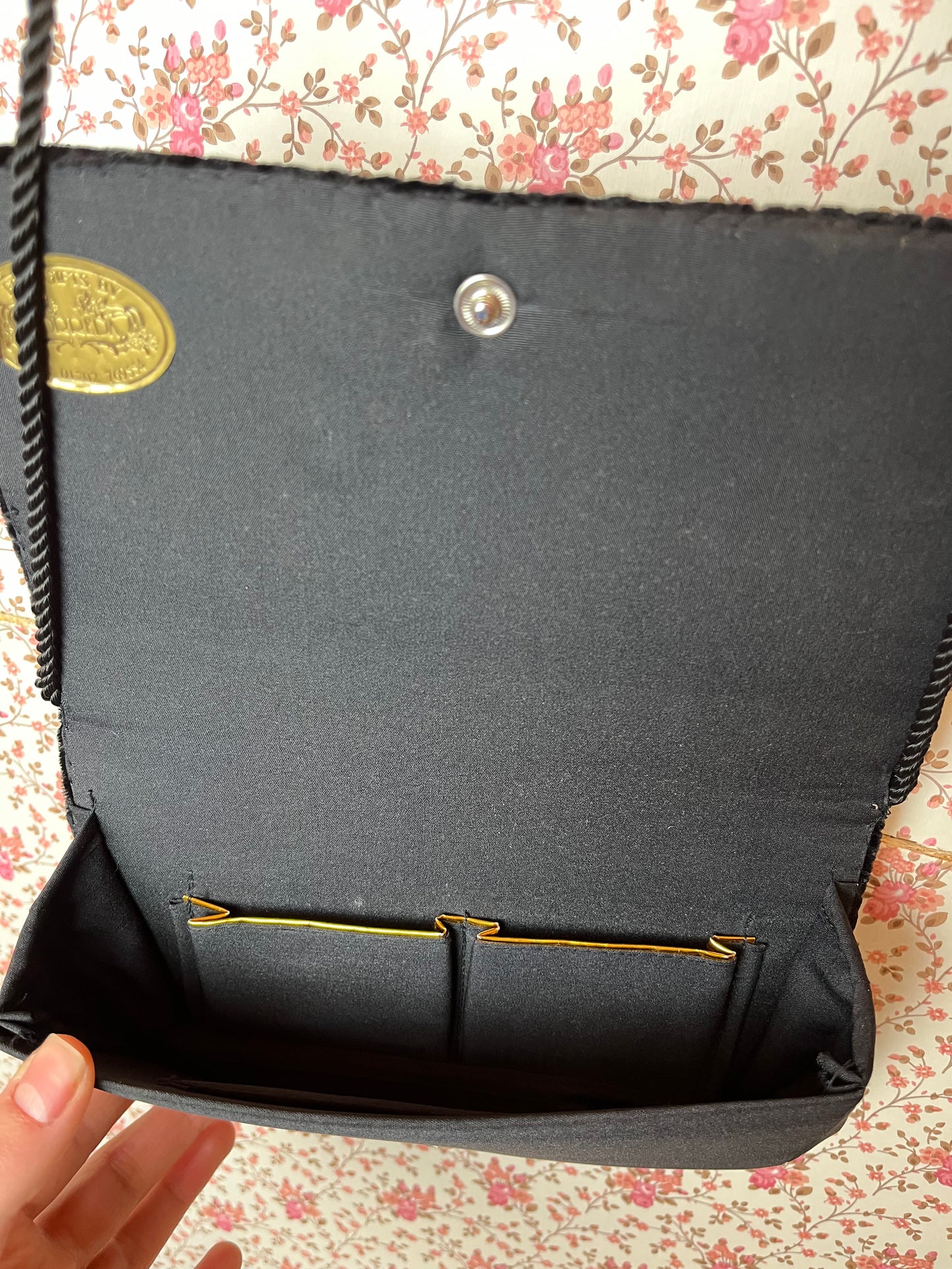 Vintage 1970s Gold Embellished Bag