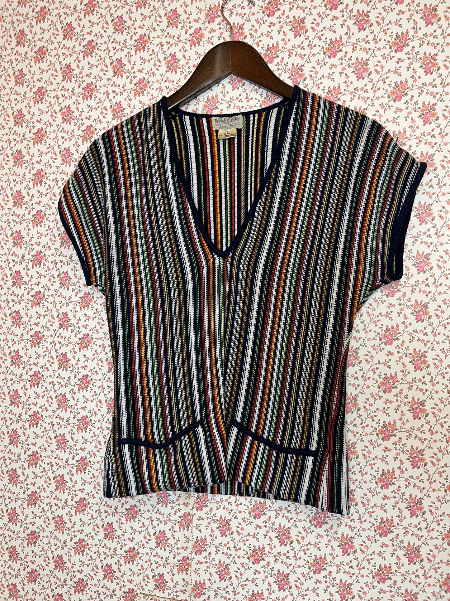 Vintage 1970s Jaeger Top & Skirt Suit Set