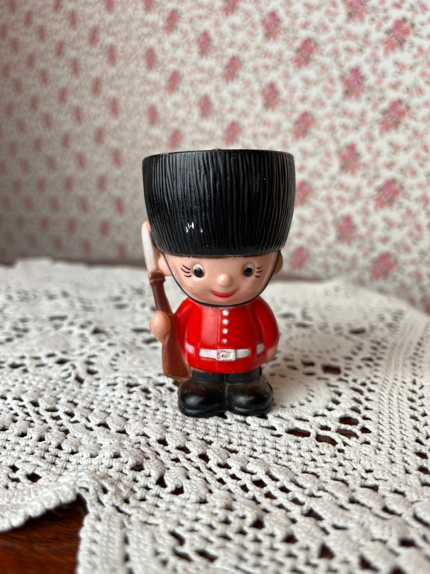 Vintage 1960s Novelty Guard Egg Cup