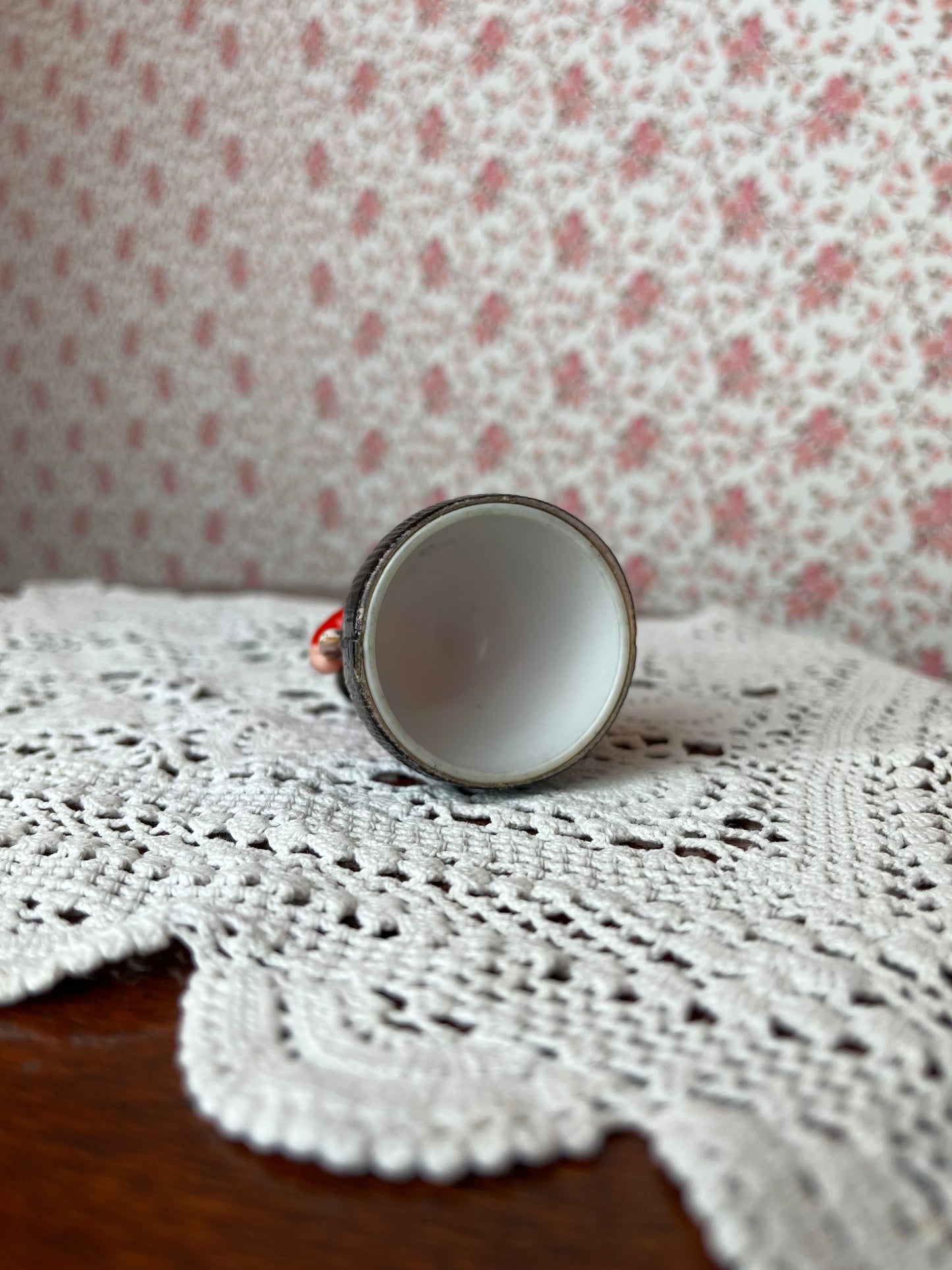 Vintage 1960s Novelty Guard Egg Cup