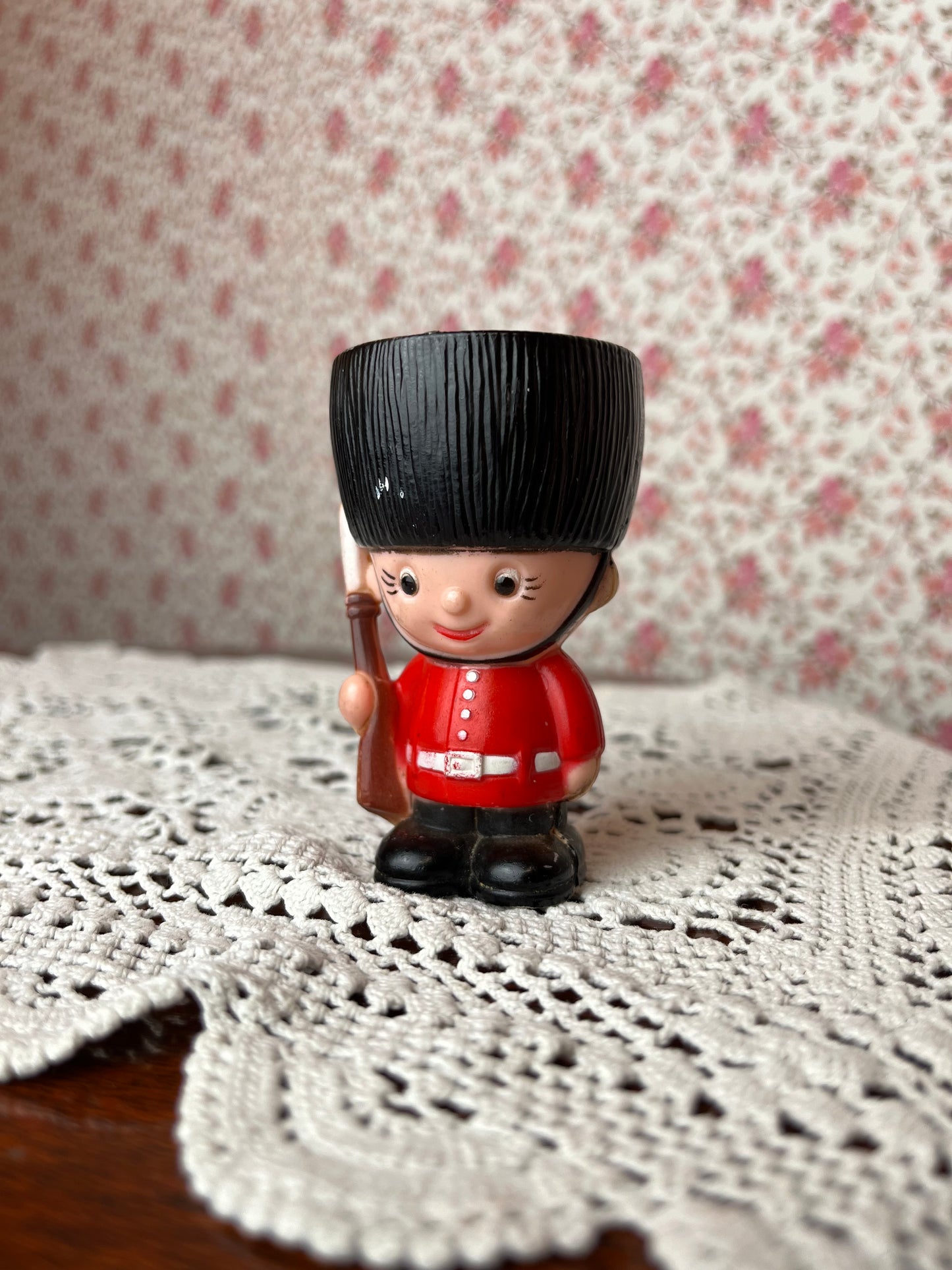 Vintage 1960s Novelty Guard Egg Cup