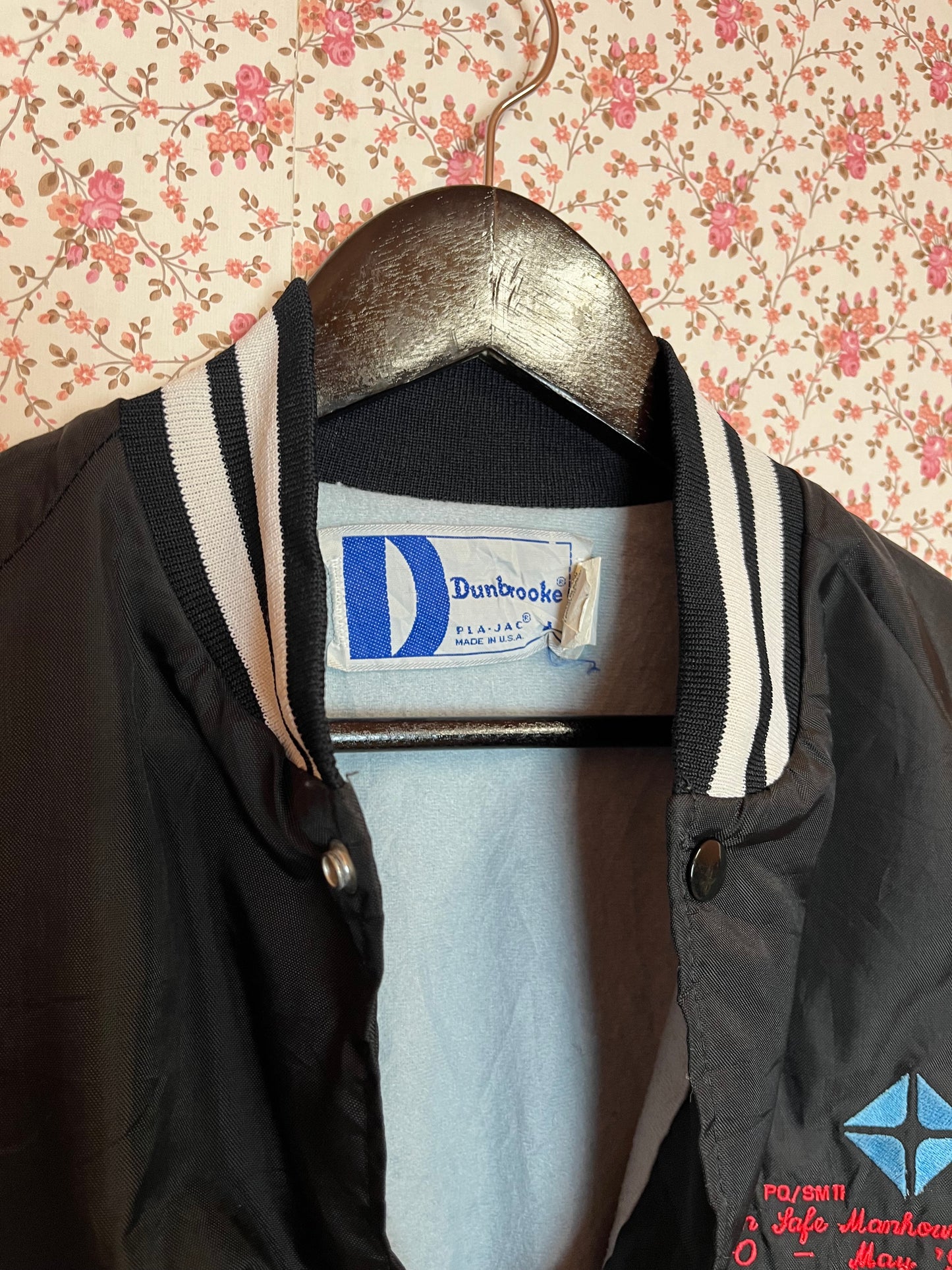 Vintage 1990s Embroidered Bomber Jacket