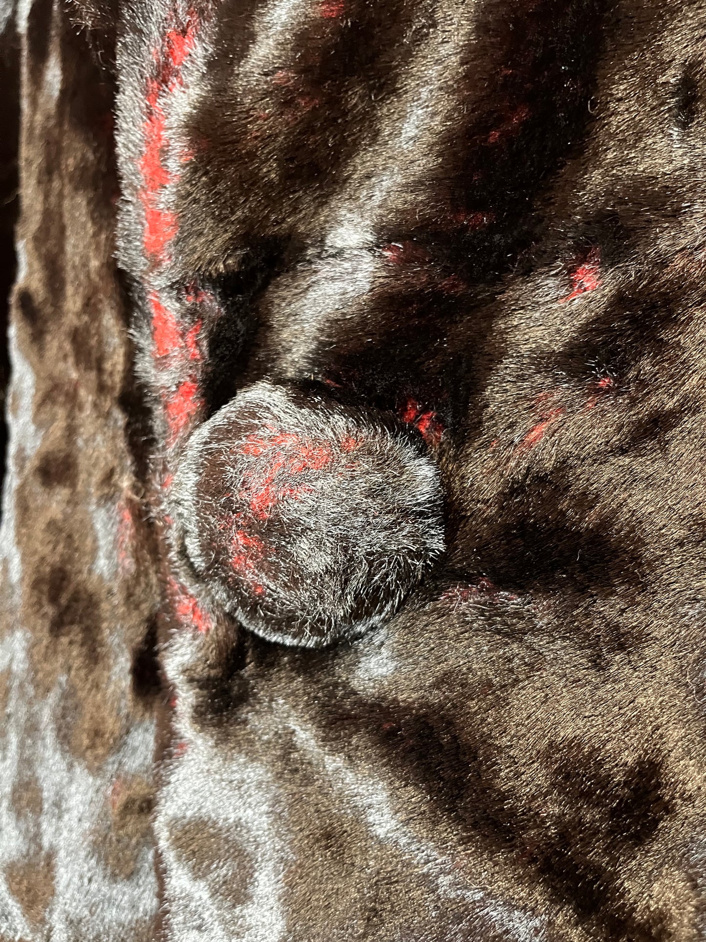 Vintage 1960s Faux Fur Cape Coat