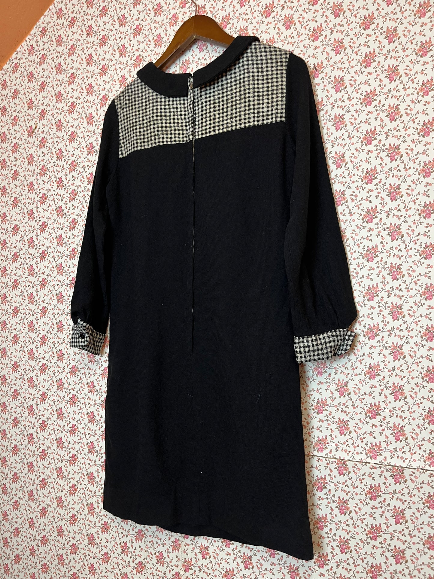 Vintage 1960s Wool Babydoll Dress