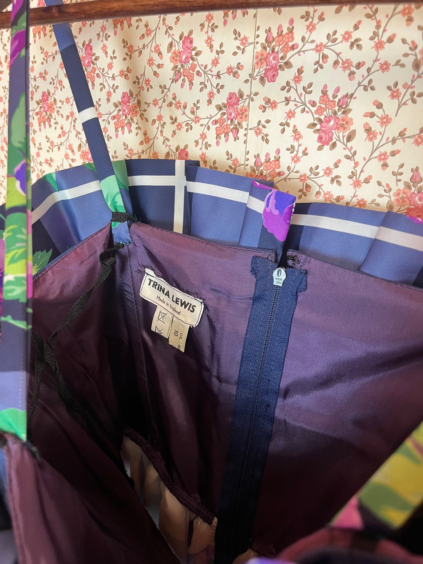 Vintage 1980s Satin Cocktail Dress