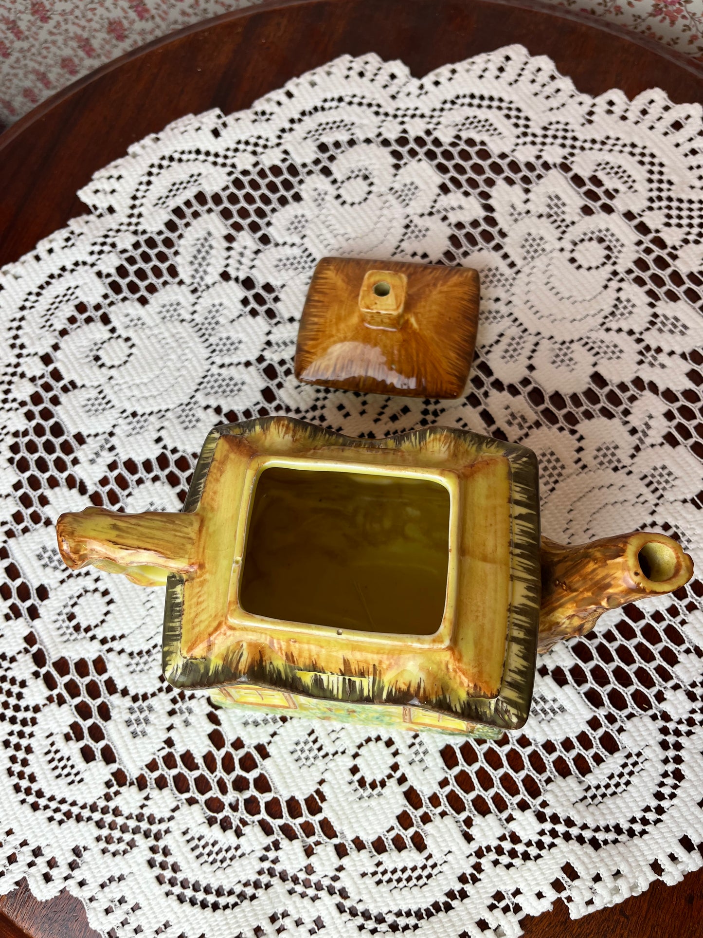 Vintage Keele St Pottery Cottage Teapot