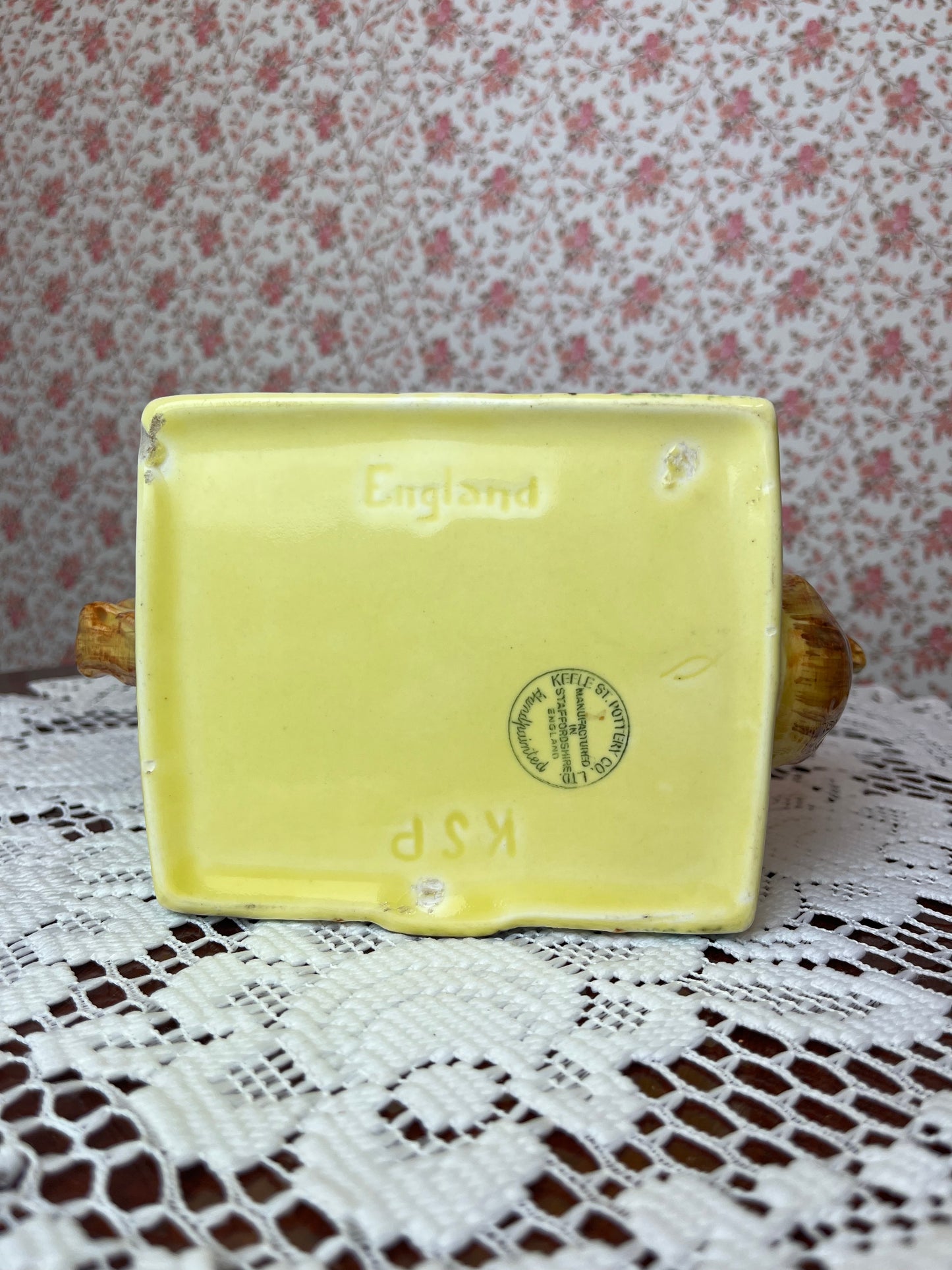 Vintage Keele St Pottery Cottage Teapot