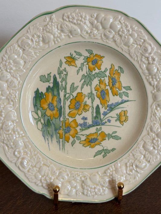 Vintage 1930s Crown Ducal ‘Florentine’ Decorative Plate