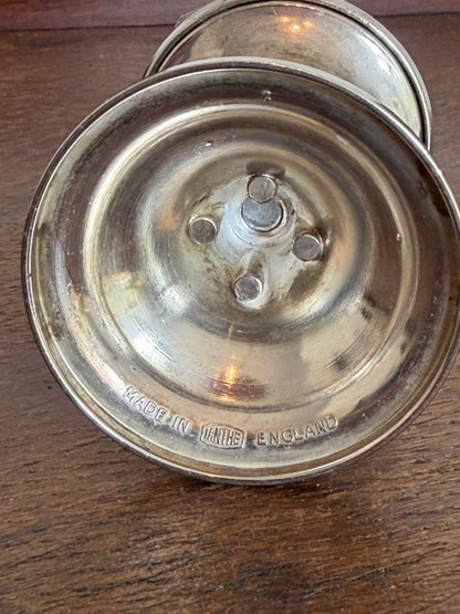 Vintage 1960s Silver-Plated Candlestick