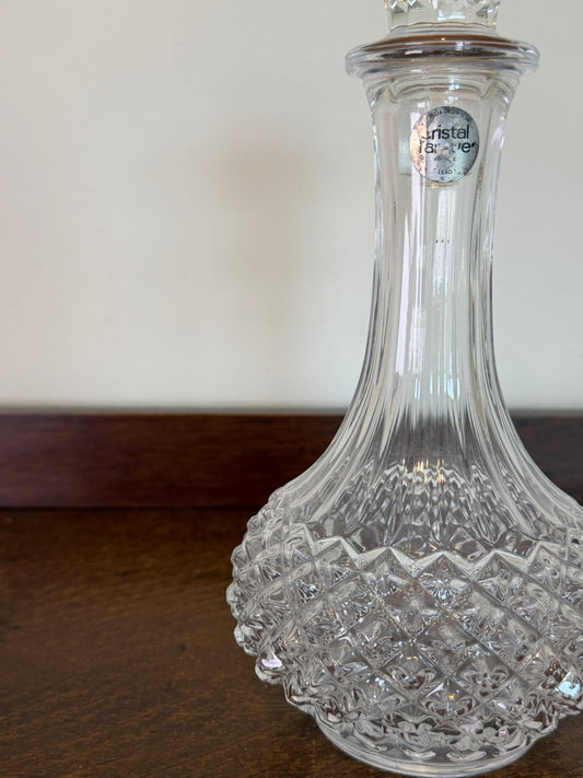 Vintage Cristal d’Arques Crystal Decanter