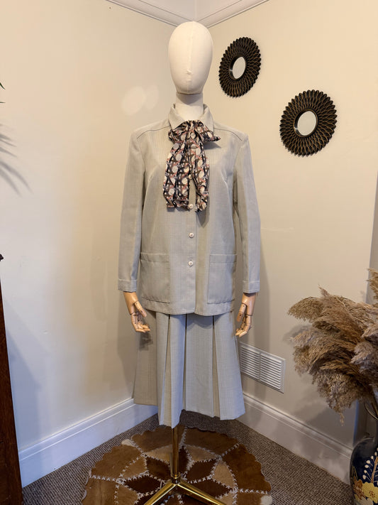 Vintage 1960s Shirt & Skirt Set