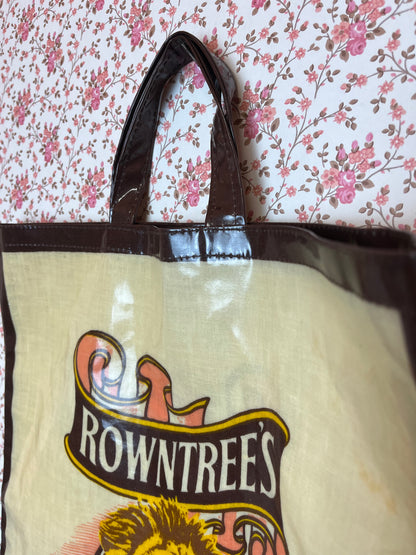 Vintage 1970s Rowntrees Lion Bar Tote Bag