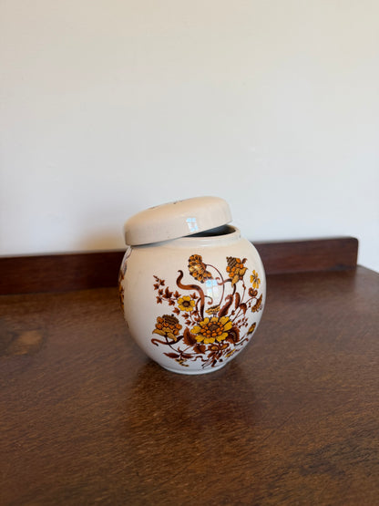 Vintage Sadler Floral Ginger Jar