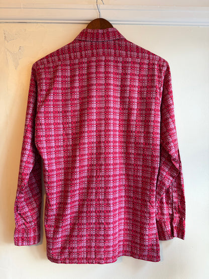 Vintage 1960s Geometric Woven Shirt