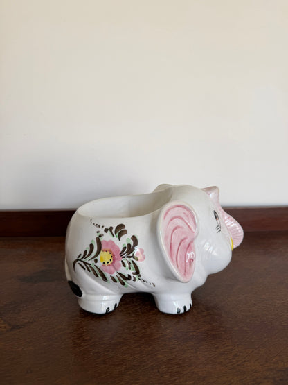 Vintage Elephant Planter