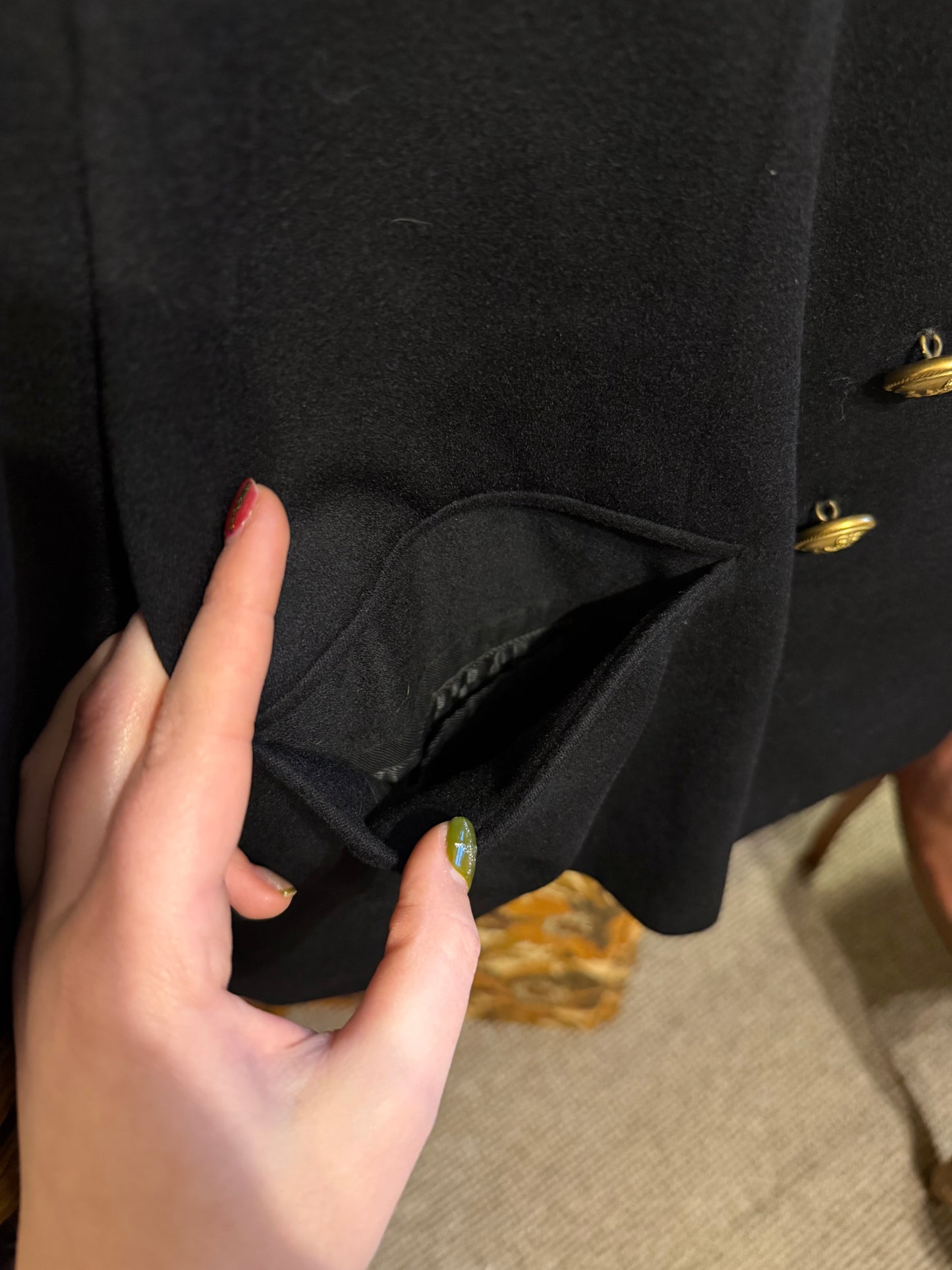 Vintage 1950s Official British Navy Lieutenant Mess Jacket