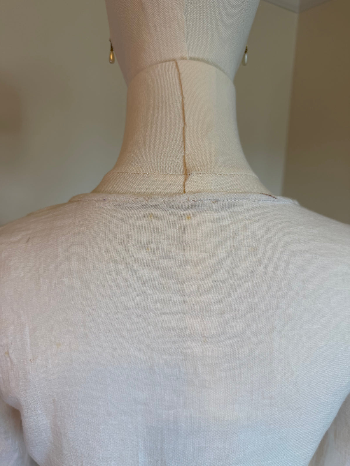 Vintage 1970s Embroidered Blouse - Size Small
