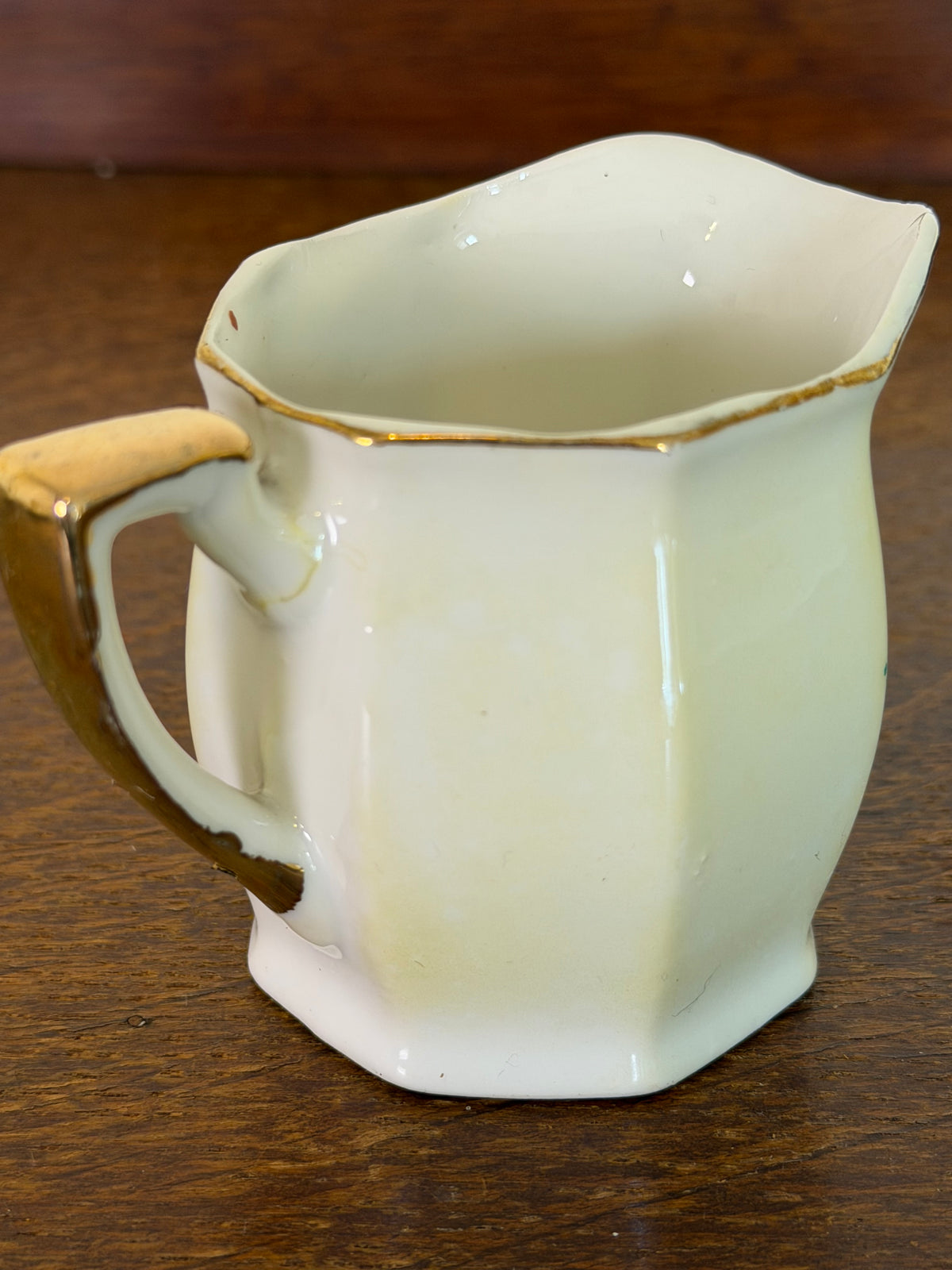 Vintage Hand Painted Miniature Ceramic Tea Pot Cup & Saucer Set