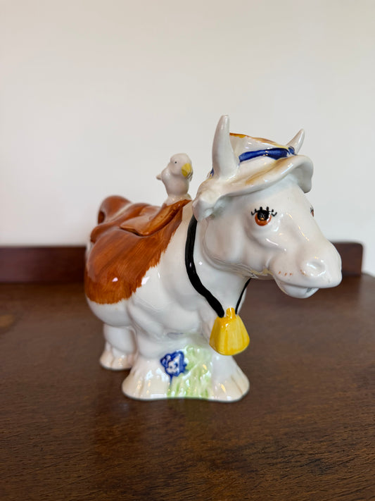 Vintage Price & Kensington Cow Novelty Teapot
