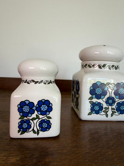 Vintage 1970s Taunton Vale Pottery Canister Set