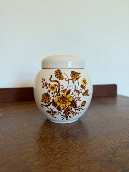 Vintage Sadler Floral Ginger Jar