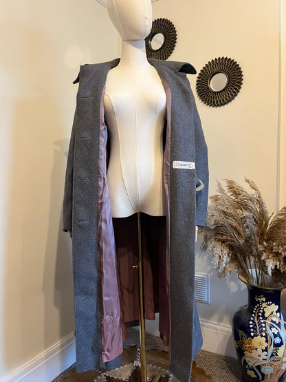 Vintage 1970s Tailored Wool Coat