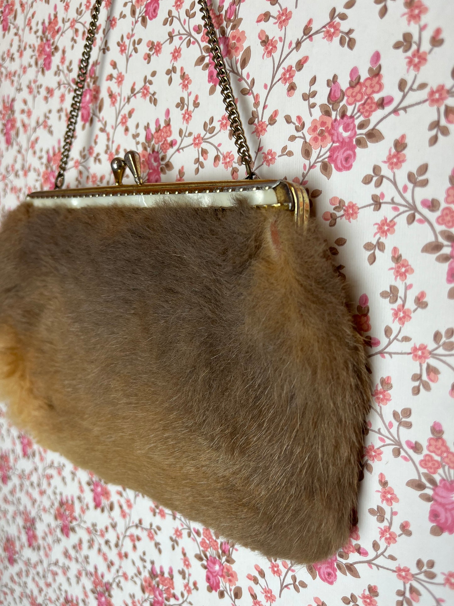 Vintage Kangaroo Fur Evening Bag