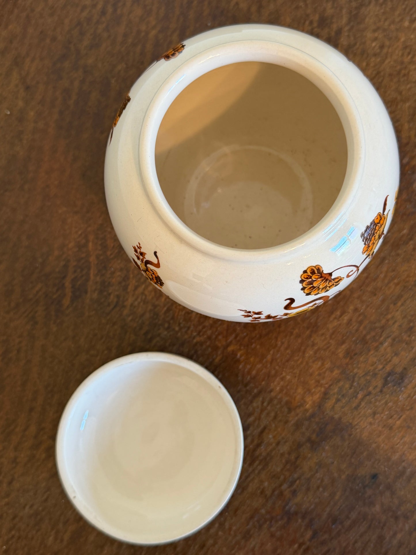 Vintage Sadler Floral Ginger Jar