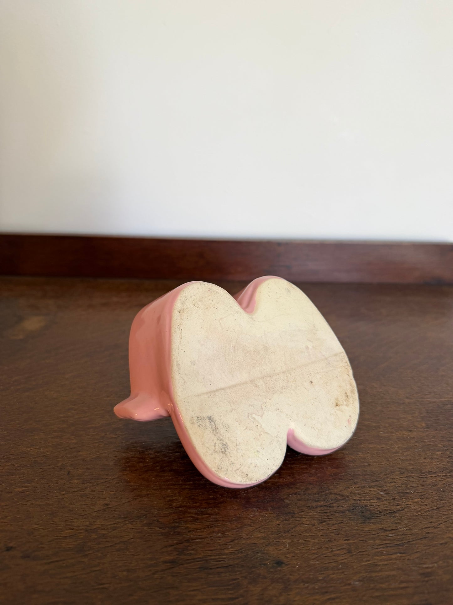 Vintage Pink Baby Bootie Planter