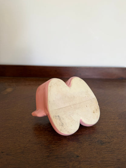 Vintage Pink Baby Bootie Planter