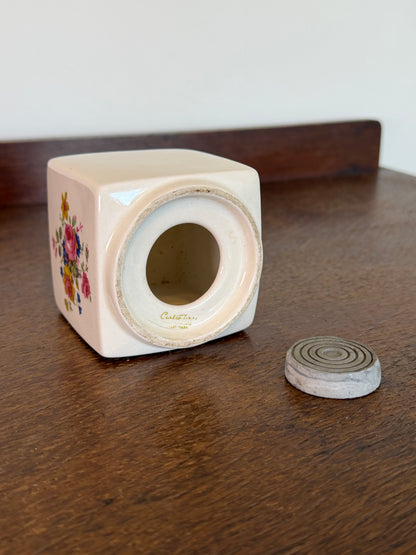 Vintage Carlton Ware Floral Money Box