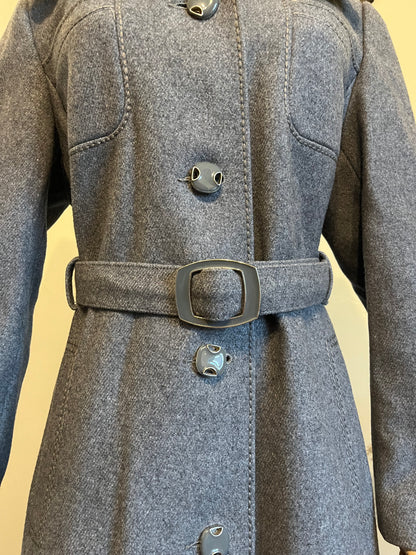 Vintage 1970s Tailored Wool Coat