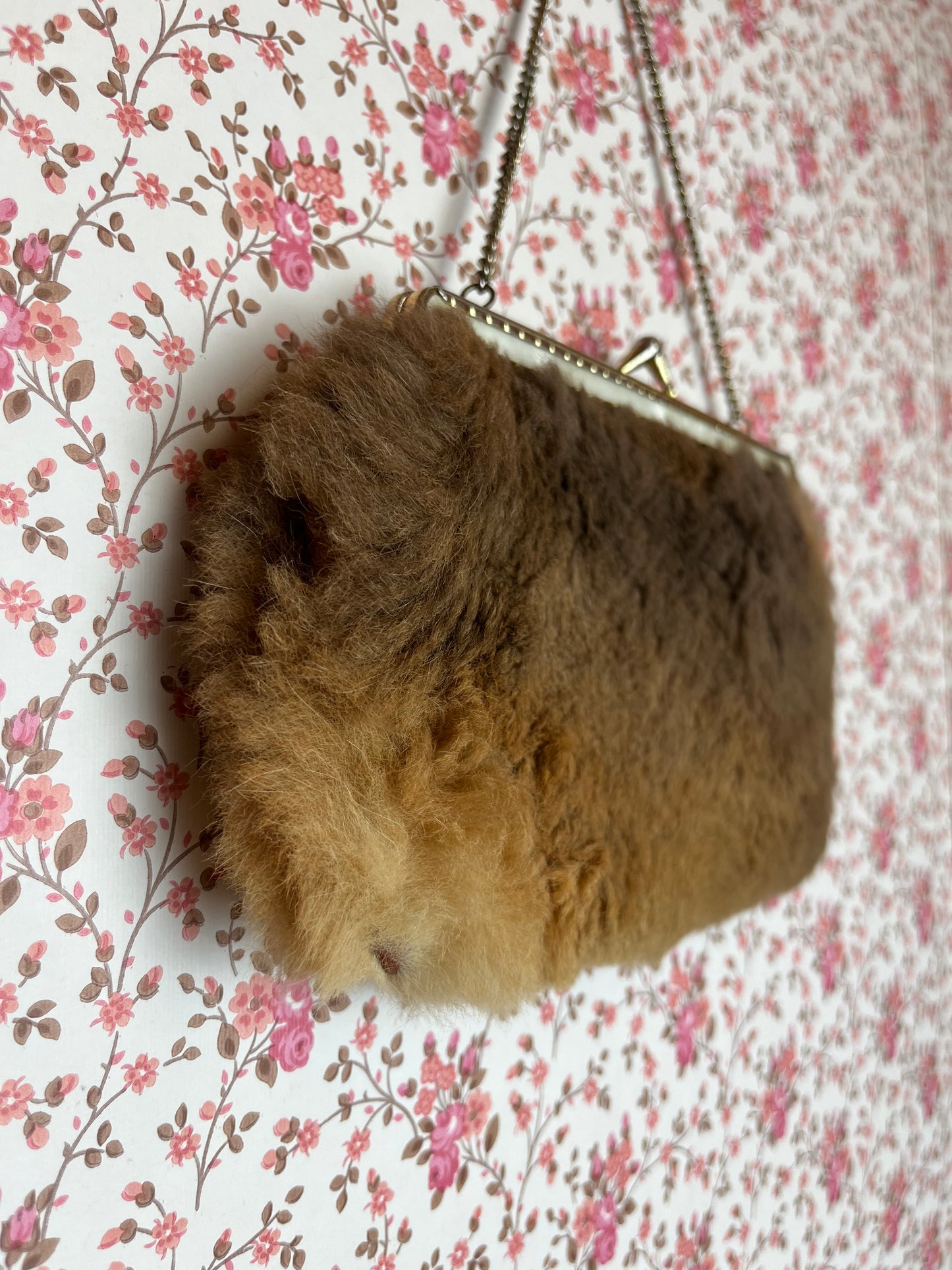 Vintage Kangaroo Fur Evening Bag