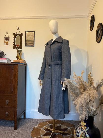 Vintage 1970s Tailored Wool Coat