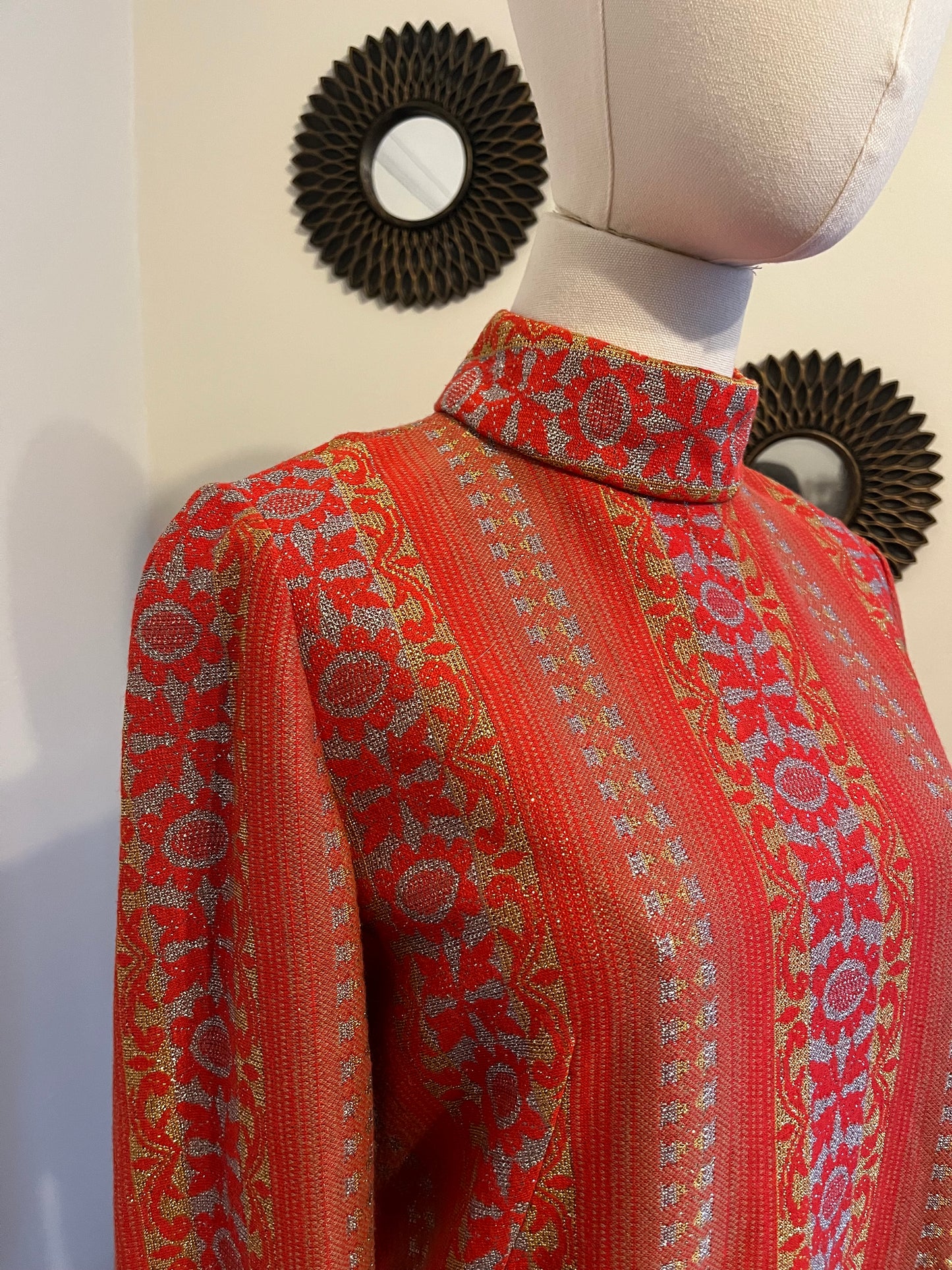 Vintage 1960s Hand Made Tunic and Trouser 2 Piece Set