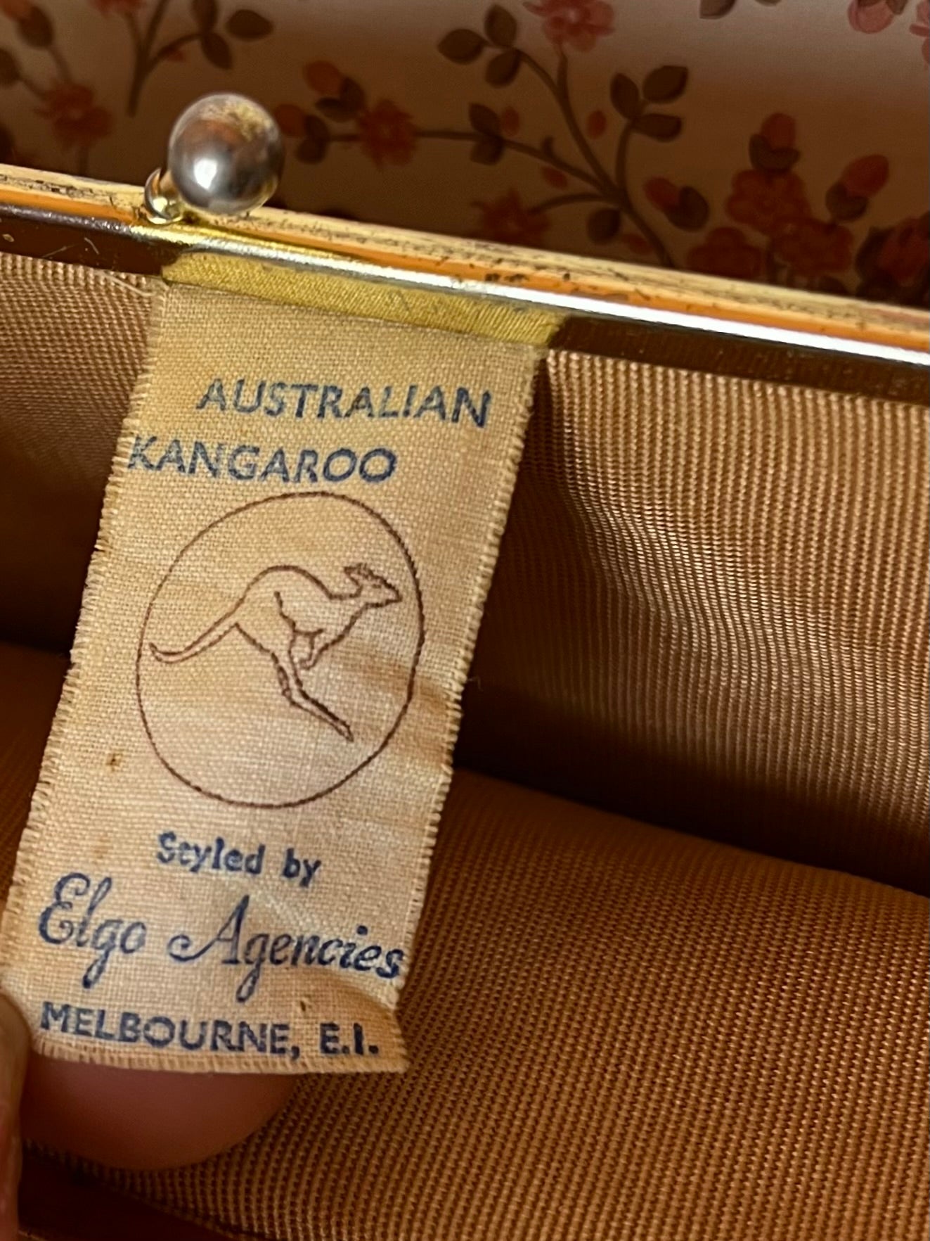 Vintage Kangaroo Fur Evening Bag