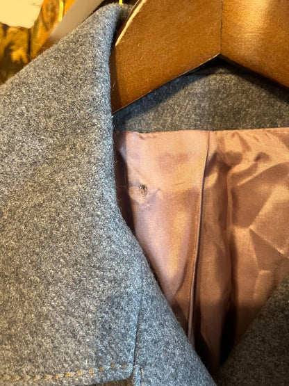 Vintage 1970s Tailored Wool Coat