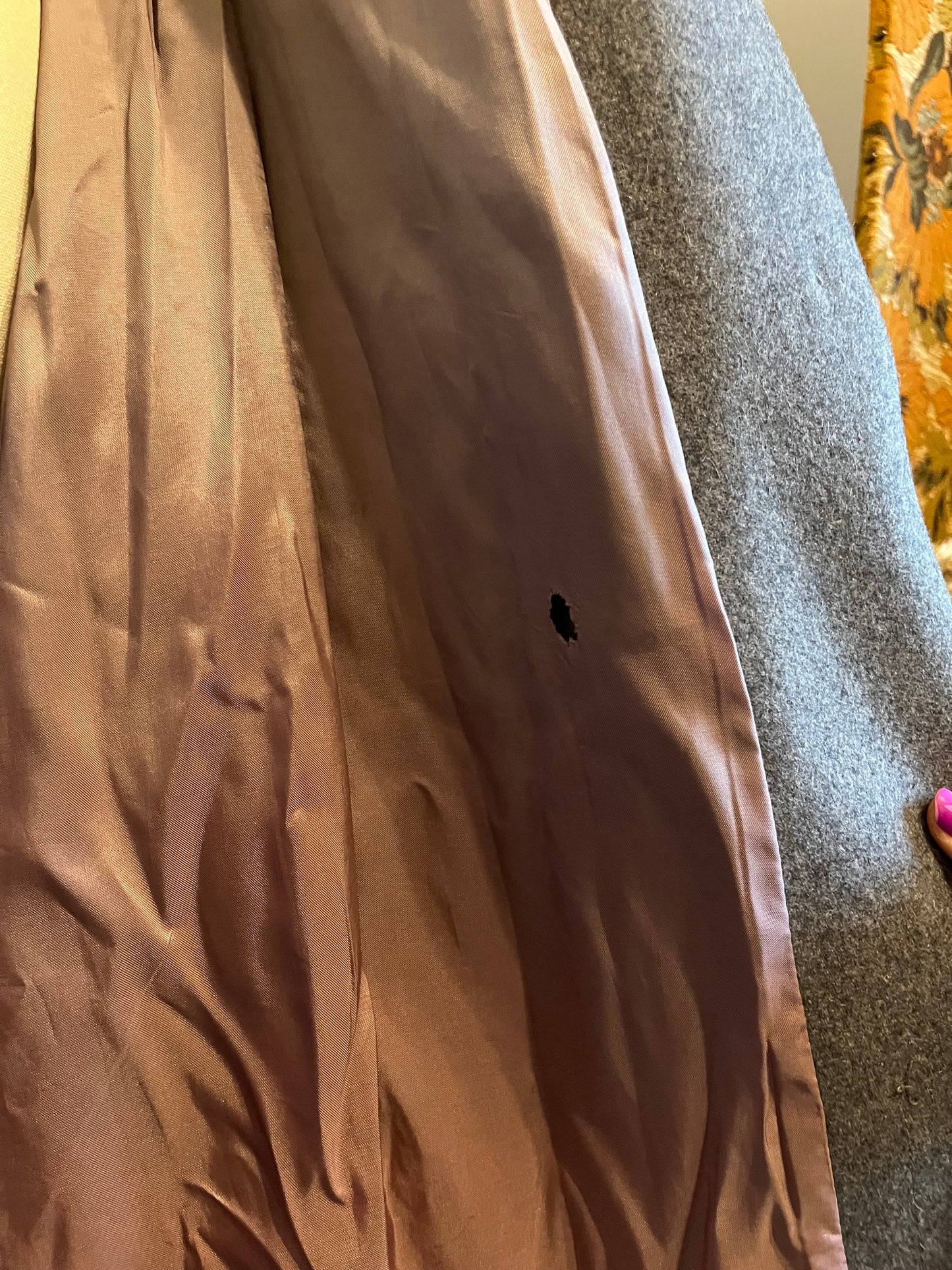 Vintage 1970s Tailored Wool Coat