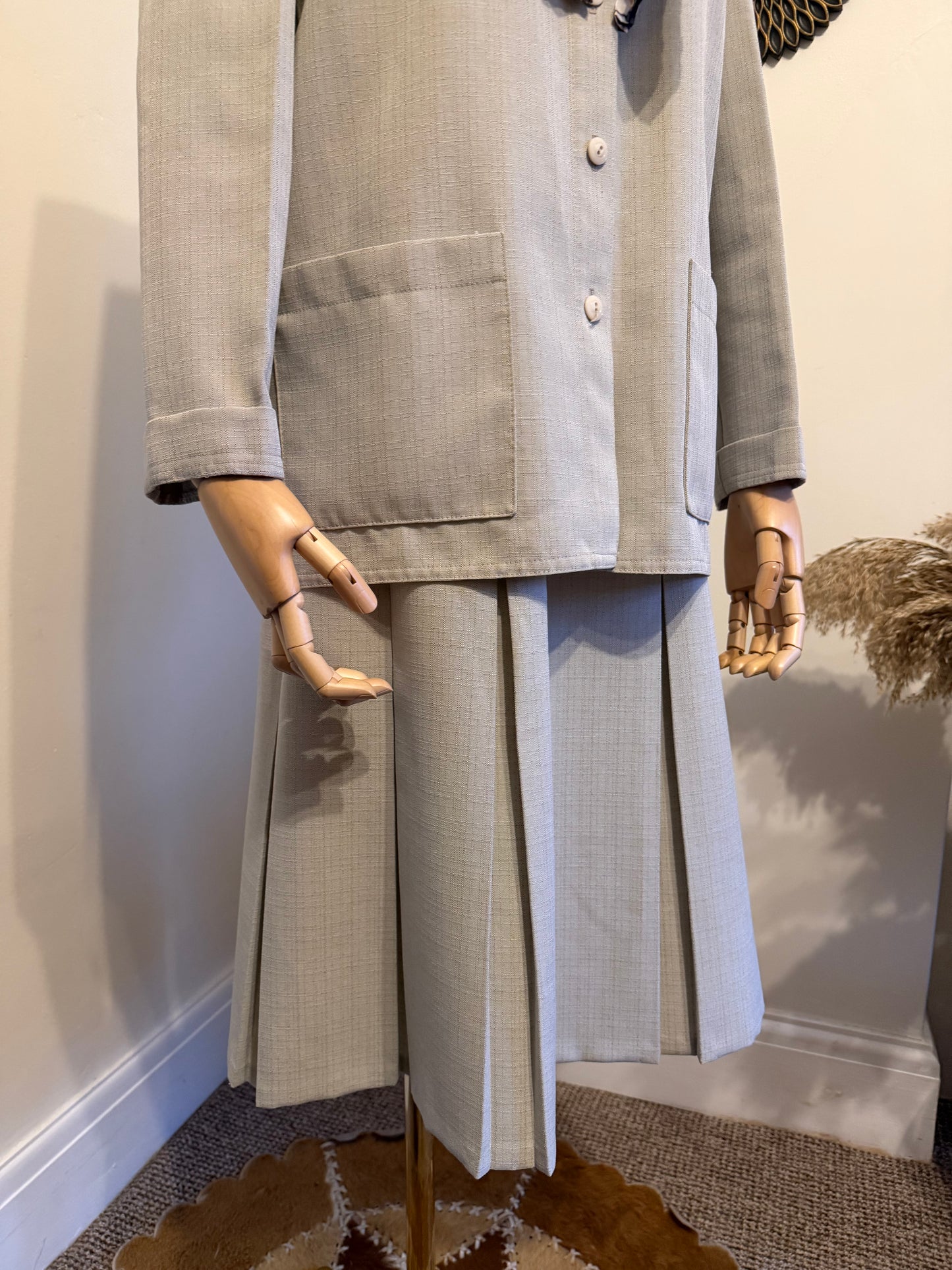 Vintage 1960s Shirt & Skirt Set